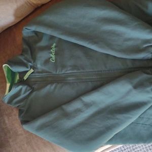 Boys Cabela's light weight jacket fleece inside size Medium